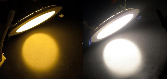 SMD 3528 LED Panel Light, Diameter 240mm 15W, LED Ceiling Panel Lighting Fixture