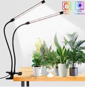 Dimmable auto on/off LED strip grow light