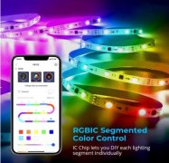 32.8Ft LED Strip Lights RGBIC App Control